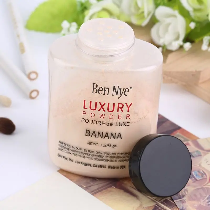 Ben Nye Luxury Banana Powder 3 Oz 85g Face Loose Powder Waterproof ...