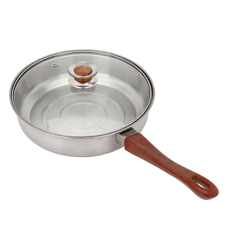 Induction Bottom Aluminum Deep Frying Pan Forged Non Stick Deep Fry Pan