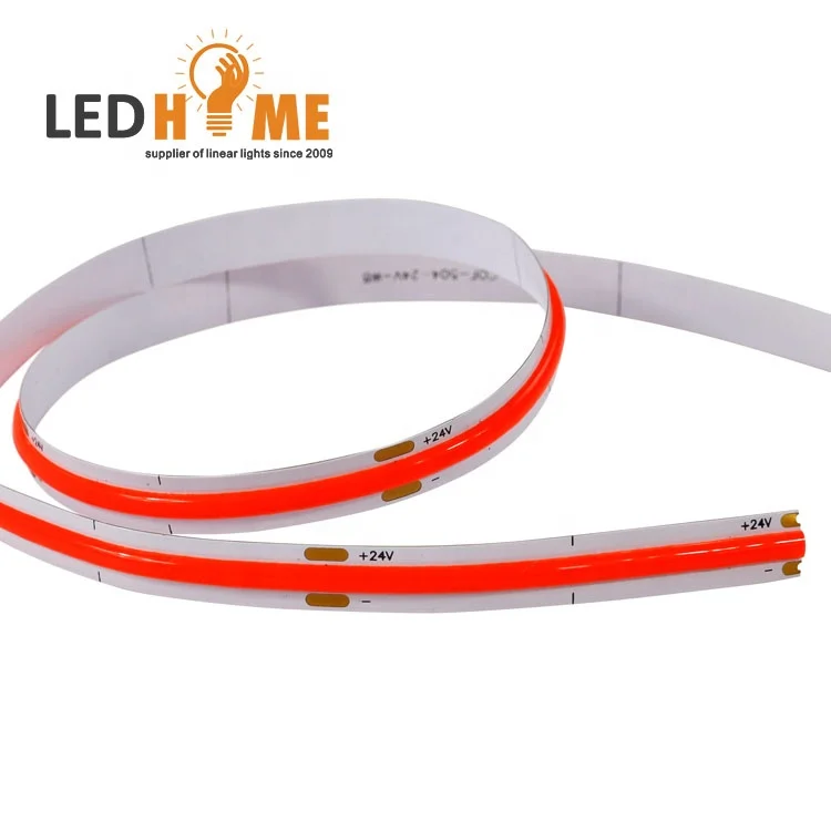 2020 NEW  product 8mm  COB led strip DC 24V 12V CCT blue red green pink