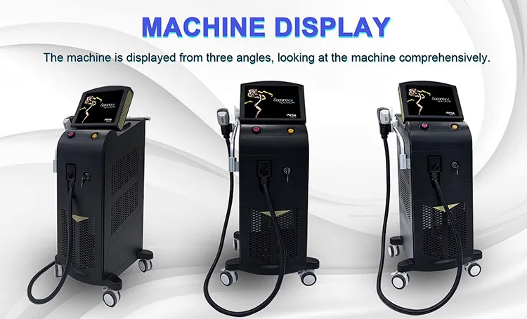 2020 Newest diode laser 755 808 1064 laser hair removal 808nm diode laser hair removal machine