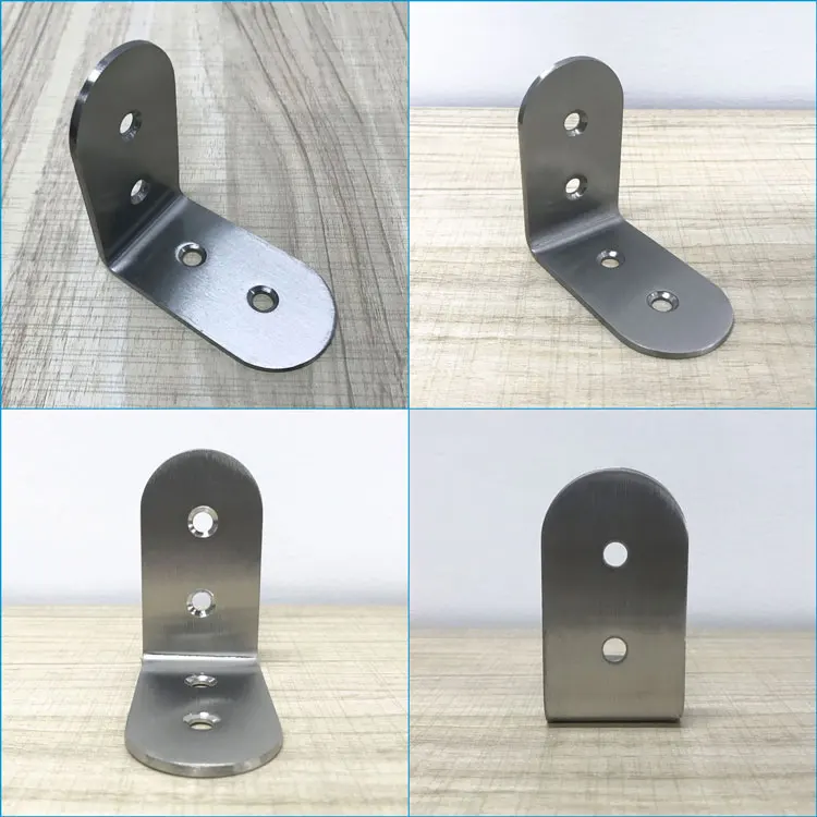 China Made Durable Antirust Heavy Duty High Quality 304 Stainless Steel Toilet Cubicle Partition Bracket