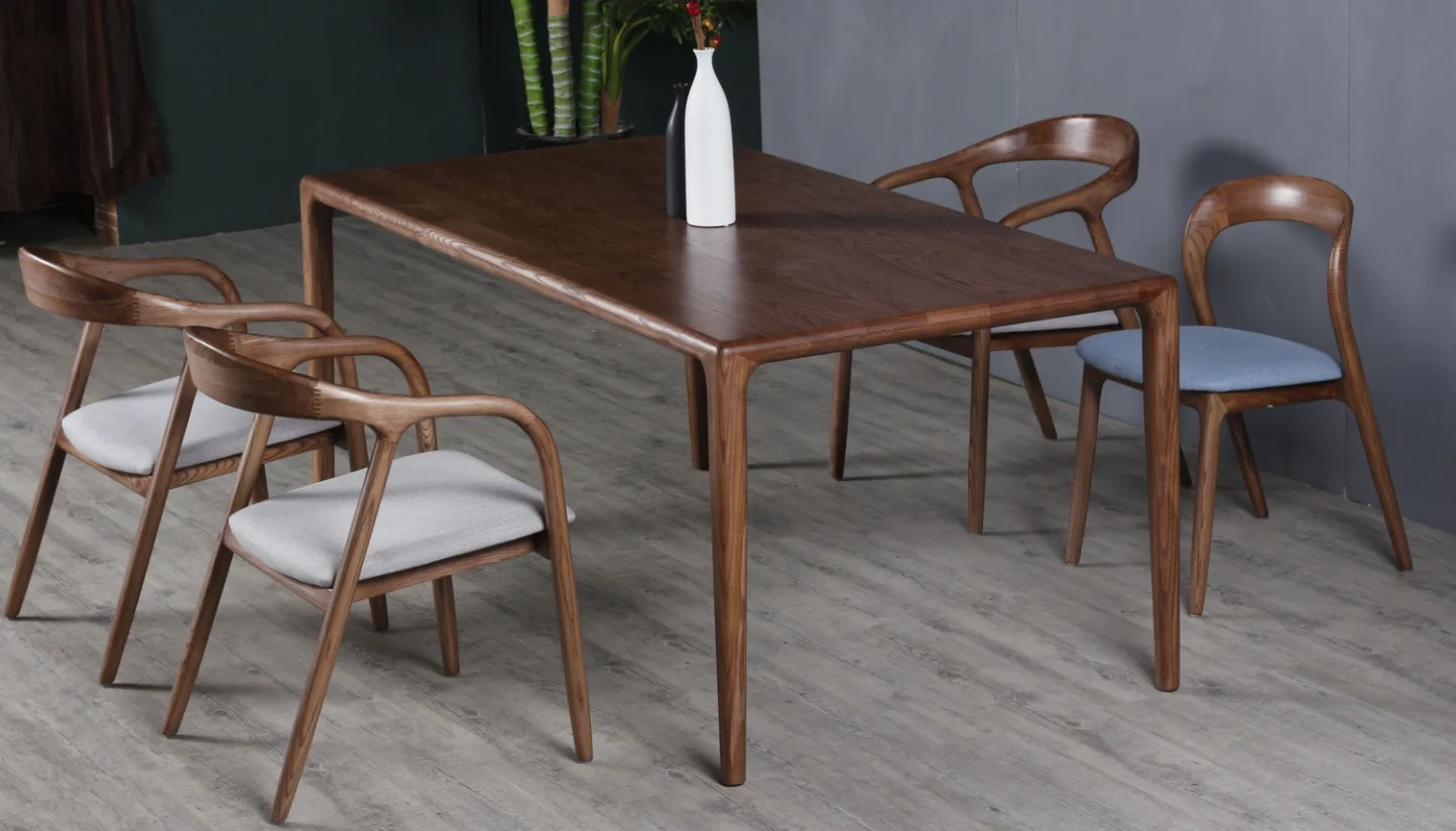 Scandinavian Simple Design Dining Room Furniture Solid Wood Dining Table Set 4 Chairs Buy Set Meja Makan 4 Kursi Meja Makan Kayu Solid Dan 4 Kursi Skandinavia Sederhana Desain Meja Makan