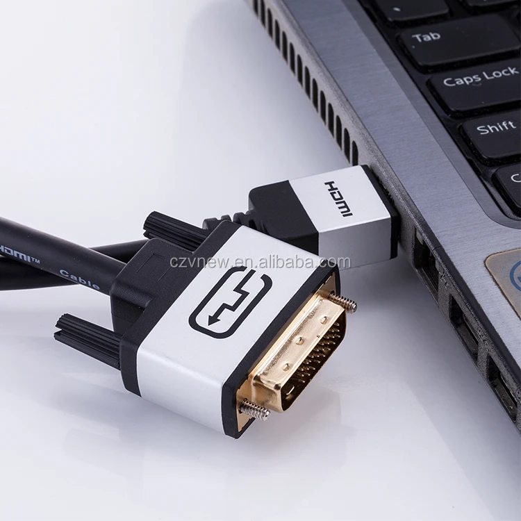 Vnew factory cheap price new design hot sell 24k hdmi male to DVI male cable for PS3 PS4 HDTV Project computer - ANKUX.COM