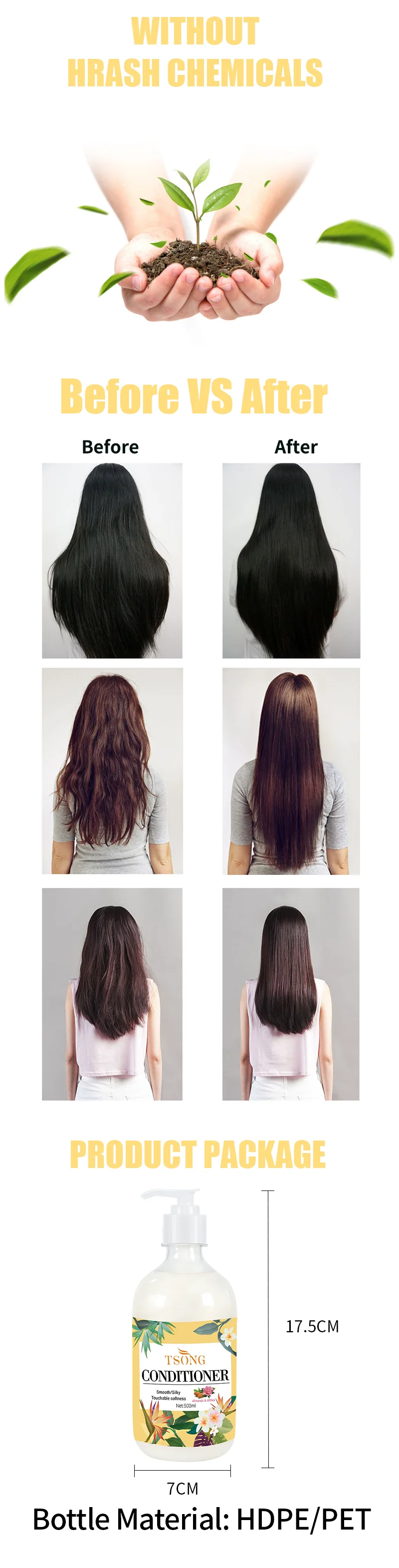 Wholesale All Natural Sulfate Free Nourishing Hair Color Conditioner