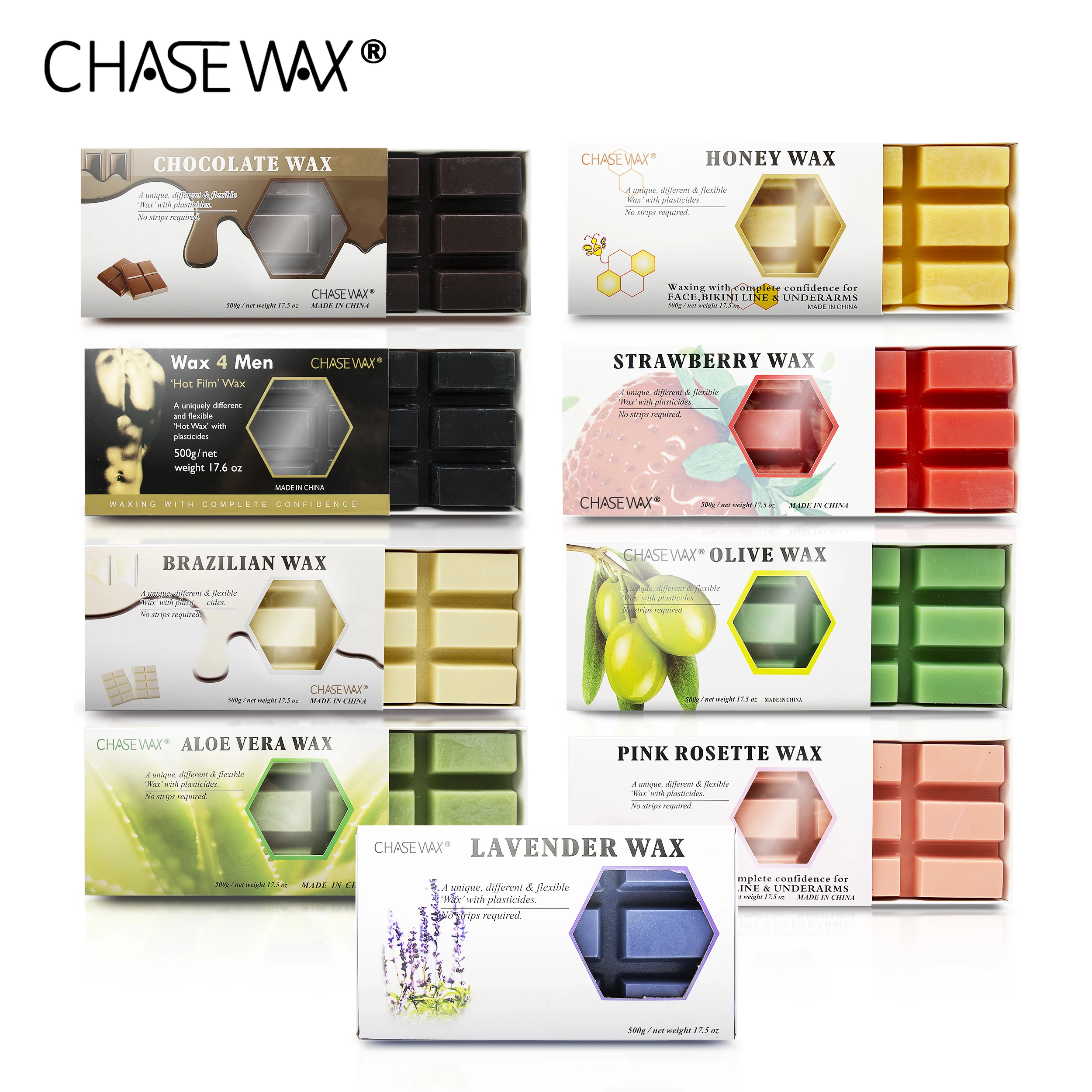 Organic 500g Olive Hot Depilatory Wax Block Hard Wax For Body Waxing