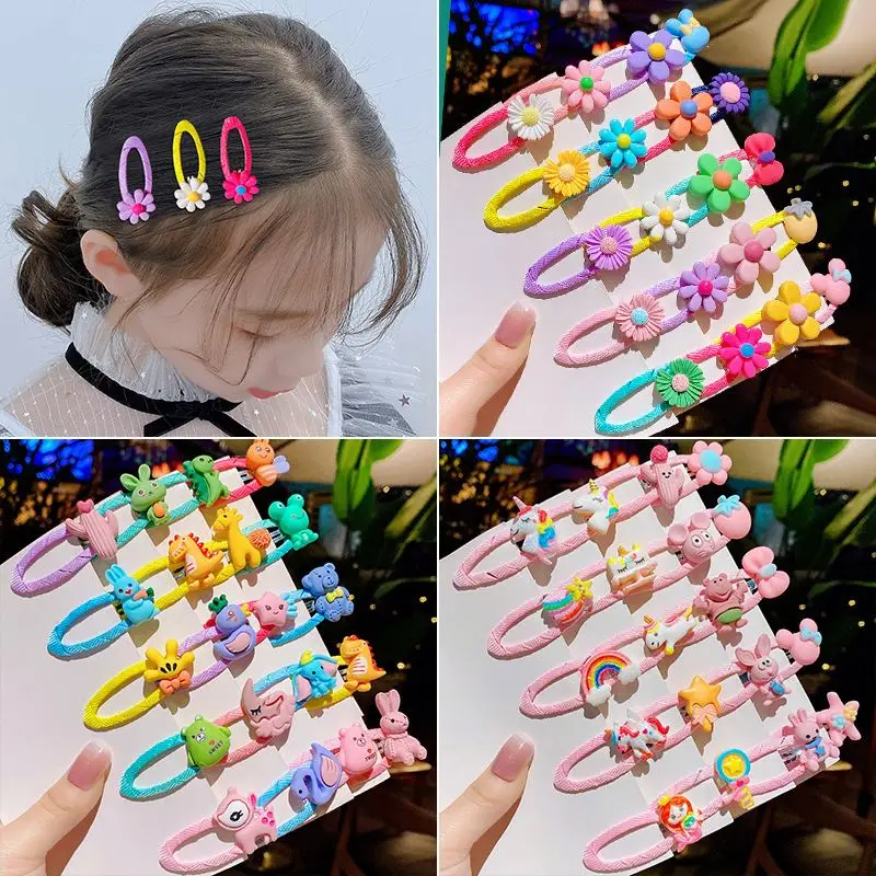 10-piece Set Of Princess Children Cute Cartoon Hairpin Factory Direct ...