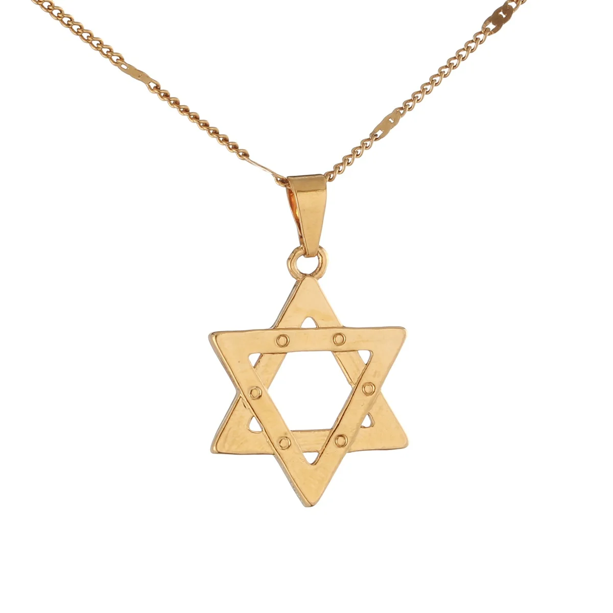24k Gold Plated Jewish Jewelry Magen 