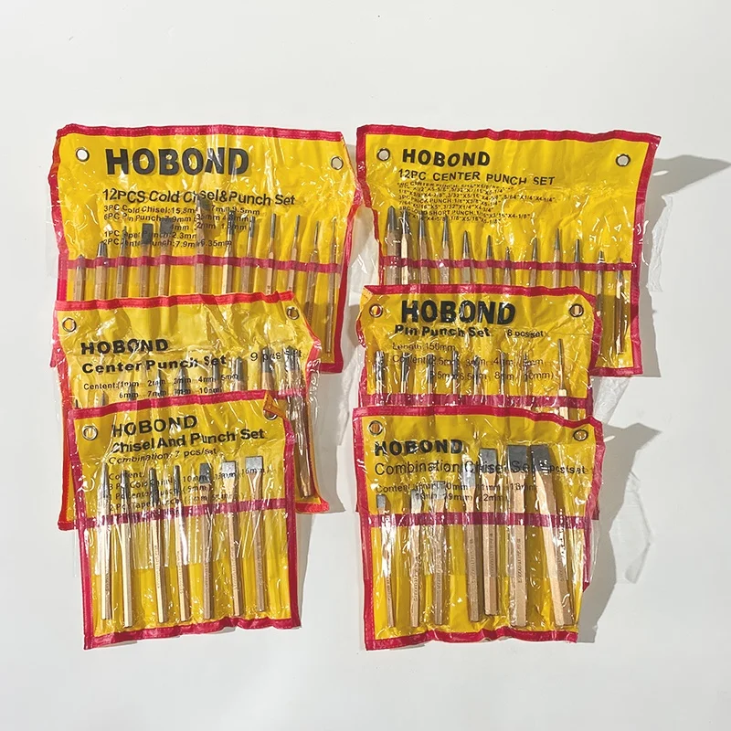 Impa 613088 150mm,7pcs/set Crv Alloy Chisel Punch Sets Combination