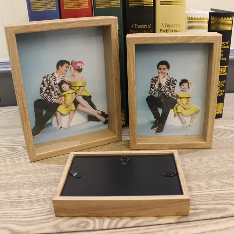Wholesale Set of 3 cheap picture frames 4x6 5x7 6x8 inches paper photo frame