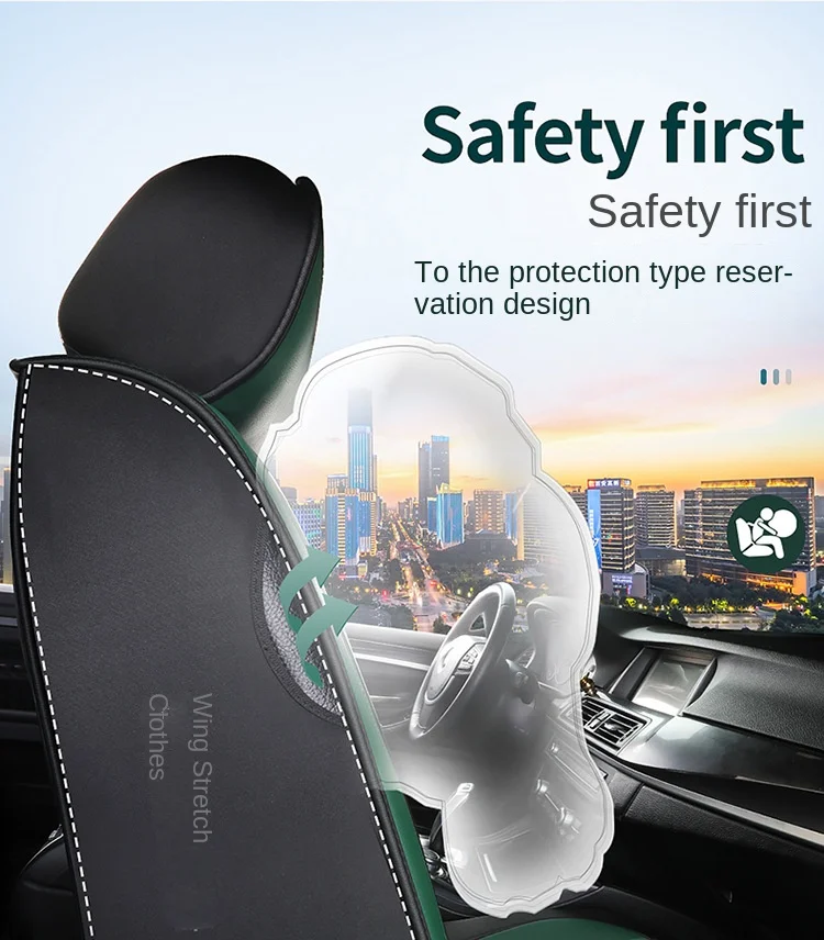 All-Car Five-Seat Leather Cover Fully Encircled Four Seasons Universal Wear-Resistant Dirt-Resistant Breathable Car Seat Cushion factory