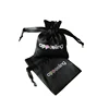 Custom Logo Multi colors and sizes High quality drawstring satin silk jewelry bags