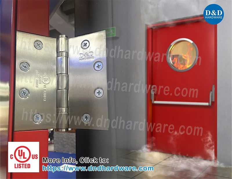 Ansi Bhma A156.1 1级ul认证的防火重型门对接铰链，用于空心金属门或木门 Buy Ansi门铰链，ul防火门用防火门铰链