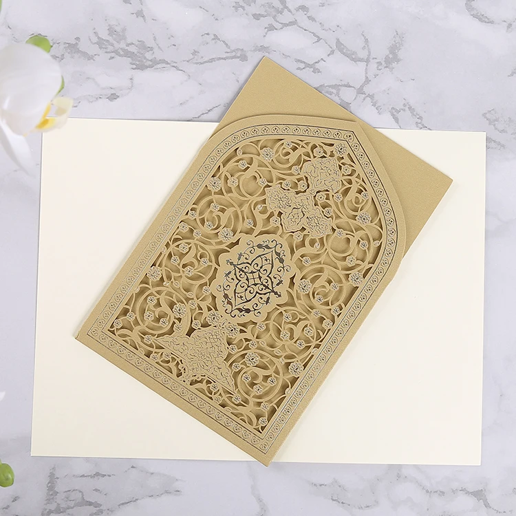 Wedding cards muslim,muslim invitation card laser cut wedding invitations philippines