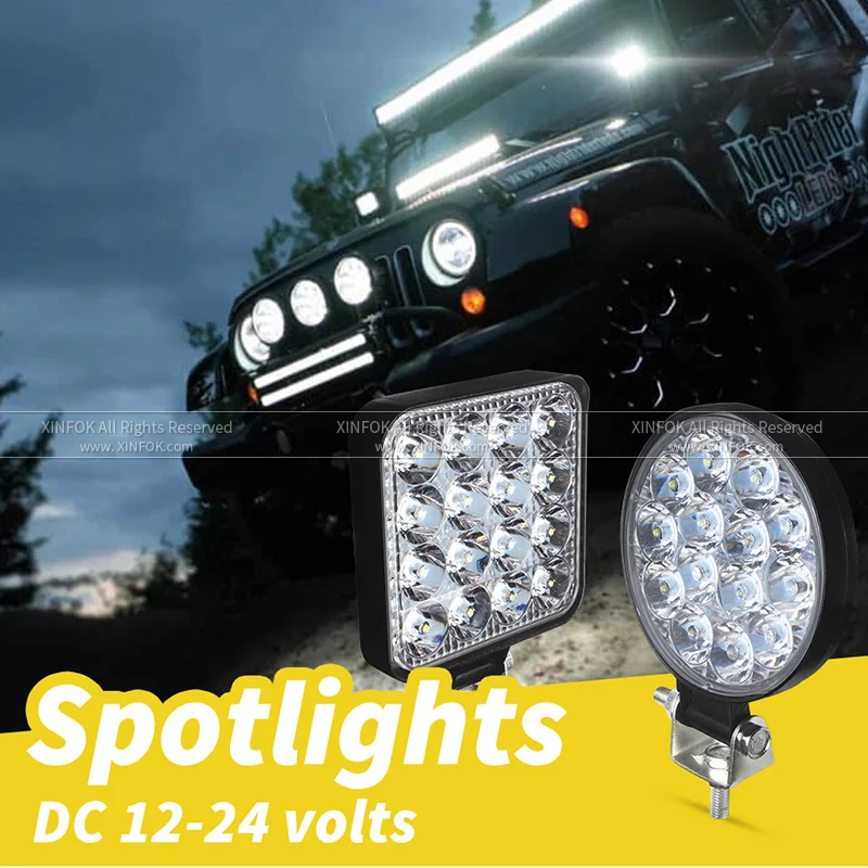 12 volt led car spotlights