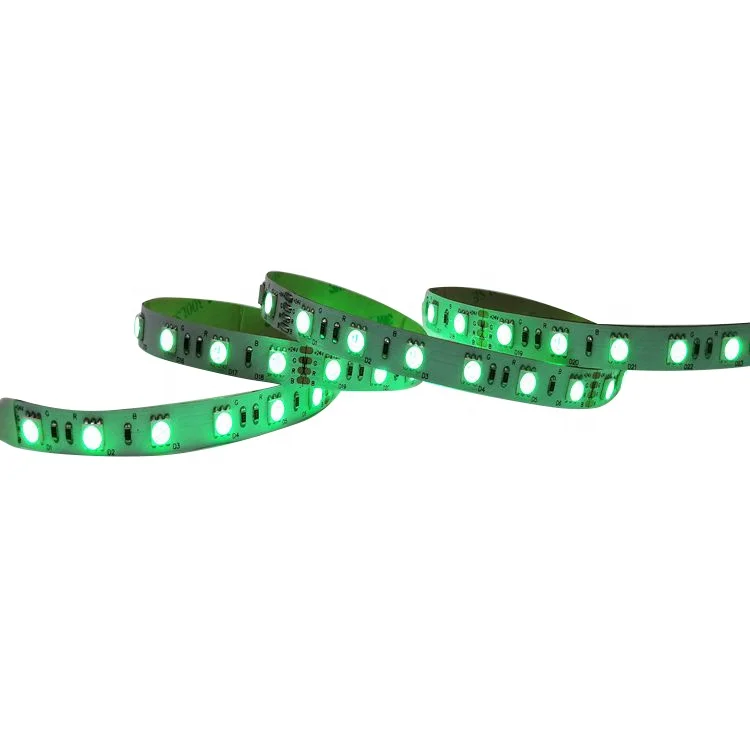 Commercial Lighting 60leds 5050rgb SMD 10mm LED Strip Light For KTV Hotel Indoor Decoration