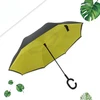 Dropshipping Reverse umbrella double-layer C-type car-free umbrella straight umbrella