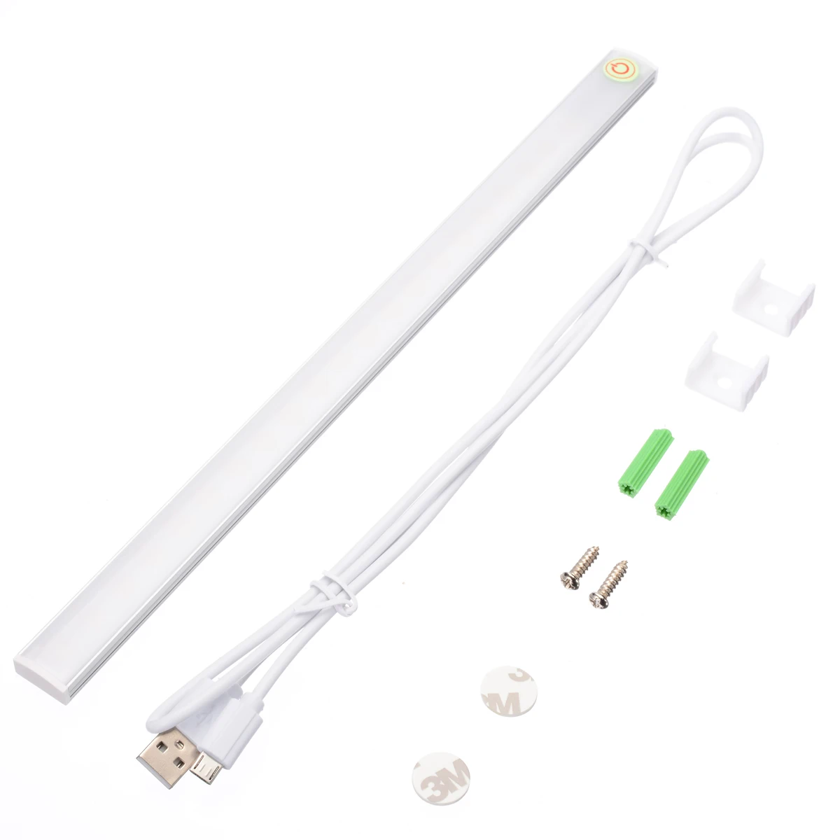 30CM Dimmable USB LED Touch Sensor Light Strips Cabinet Wardrobe Cupboard Lamp 