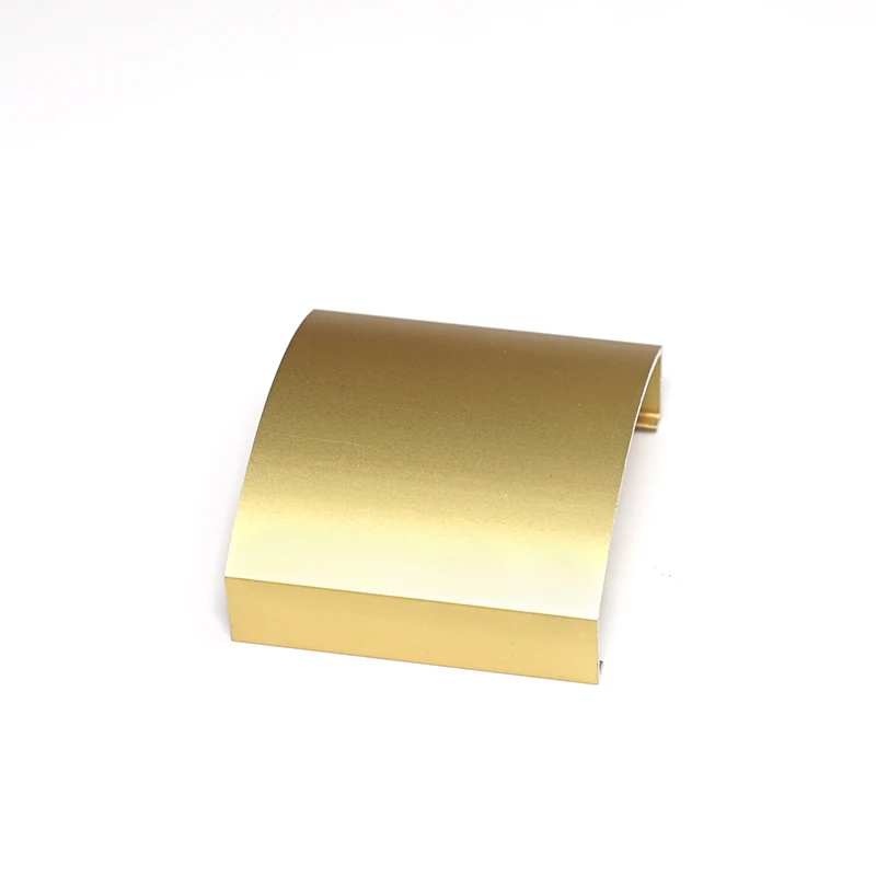 黄铜挤出盖型材冲压半盖定制外壳