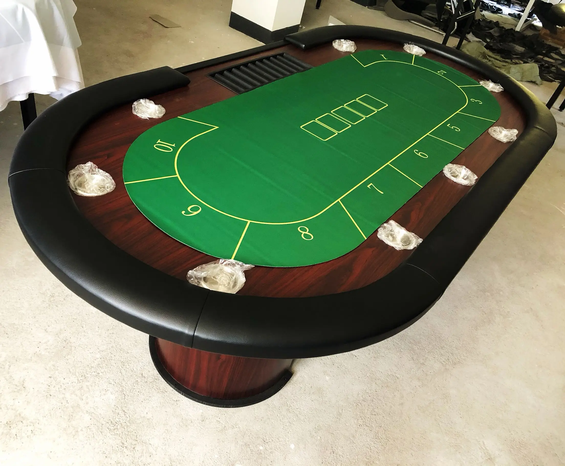 Blackjack 350-chip Contenance YH Plastique Poker Casino Table Dealer Puce Plateau avec 2 emplacements pour Cartes 