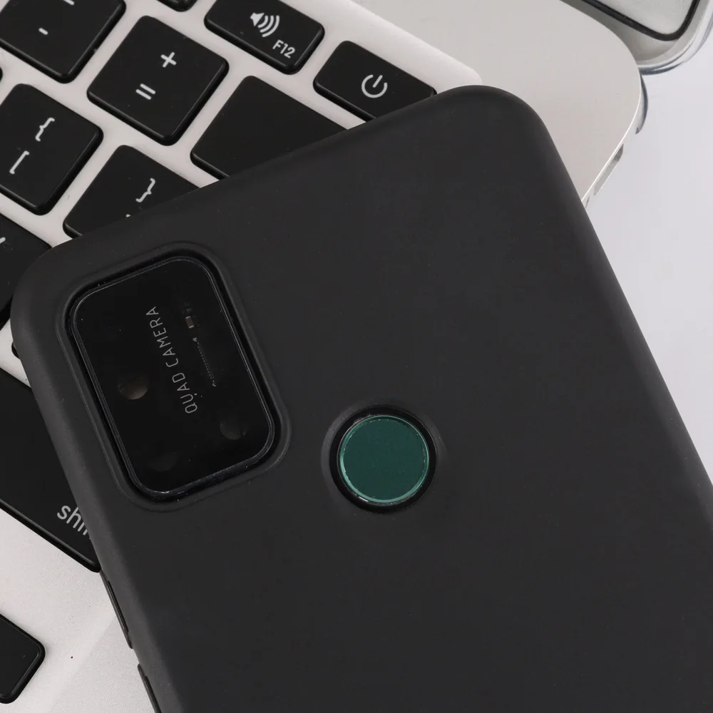 适用于umidigi a7 pro a9 pro智能手机的素皮哑光黑色柔软tpu保险杠盖