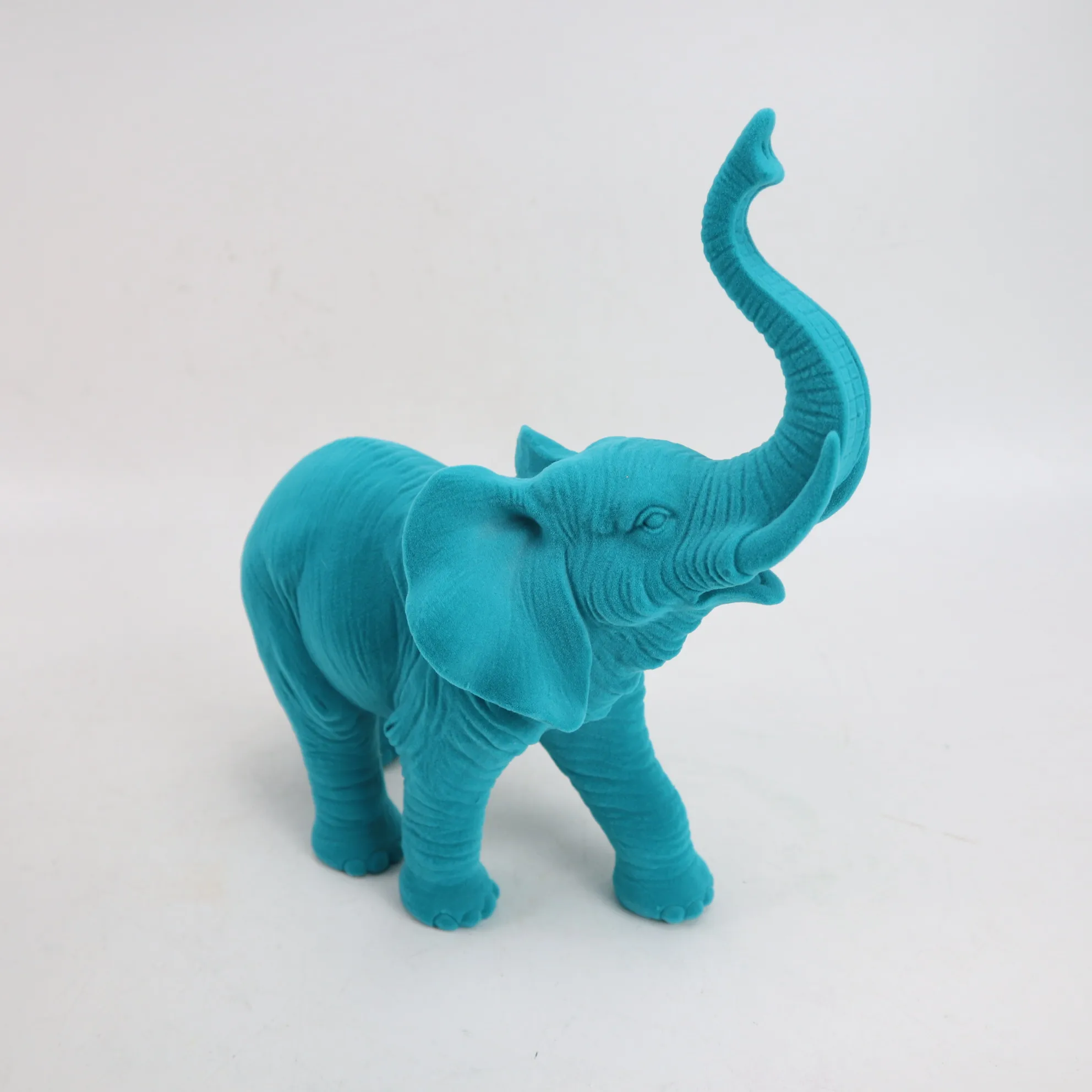 Handmade Large Resin Flocking Elephant Statues For Sale - Buy Resin 