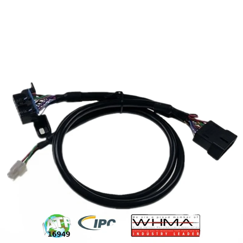 Power Seat Wiring Harness with J1939 Male To J1962 Female 6pin Deutsch Connector IP68 Waterproof for Heavy-Duty Vehicles