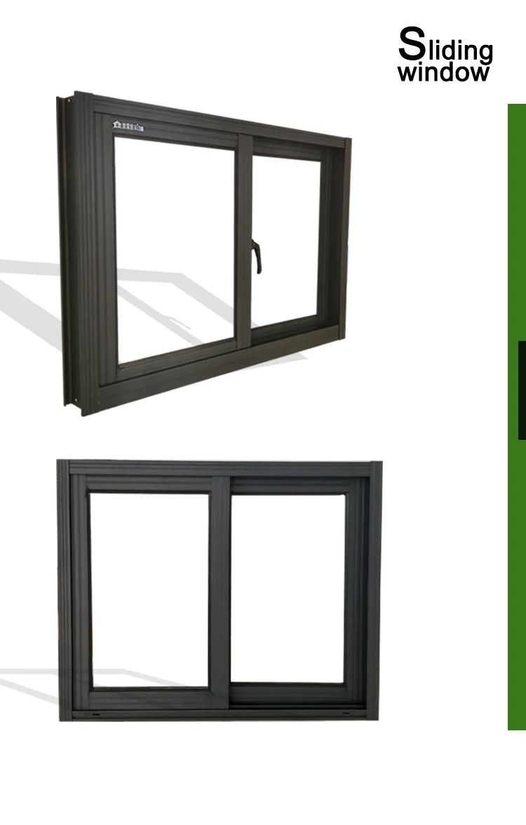 Special Offer Stock Double Glazed Windows Aluminum Alloy Sliding Window