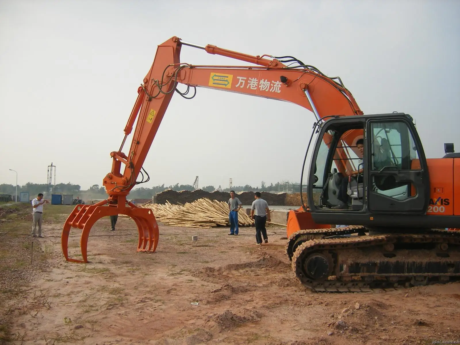 excavator hydraulic grapple supplied by factory