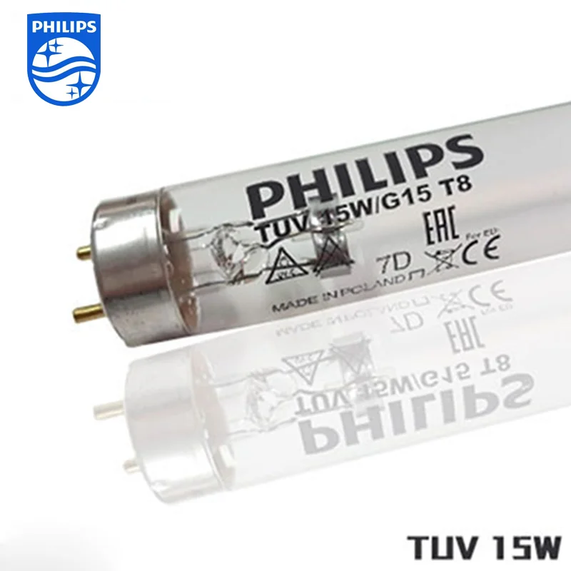 High quality supplier UVC tube light Germicidal TUV 15W T8 G13 base 450mm 254nm PHILIPS UVC