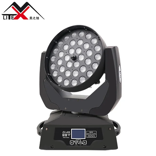 Disco stage decoration  36 x 10w rgbw 4in1 led moving head wash zoom light