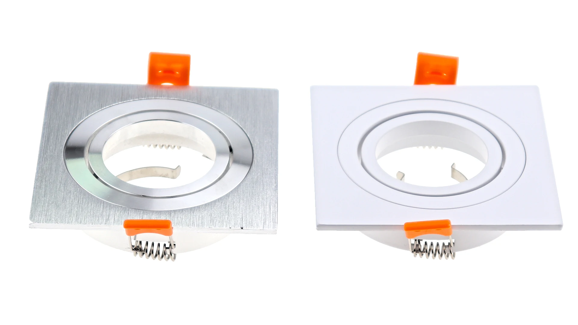 Recessed Spot Light Frame Adjustable Led Downlight Casing Square Led Spotlight Frame Fixtures