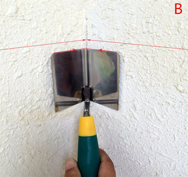 Drywall Corner Tool Flexes For Perfect 90 Degree Corner When Mudding Drywall High Grade