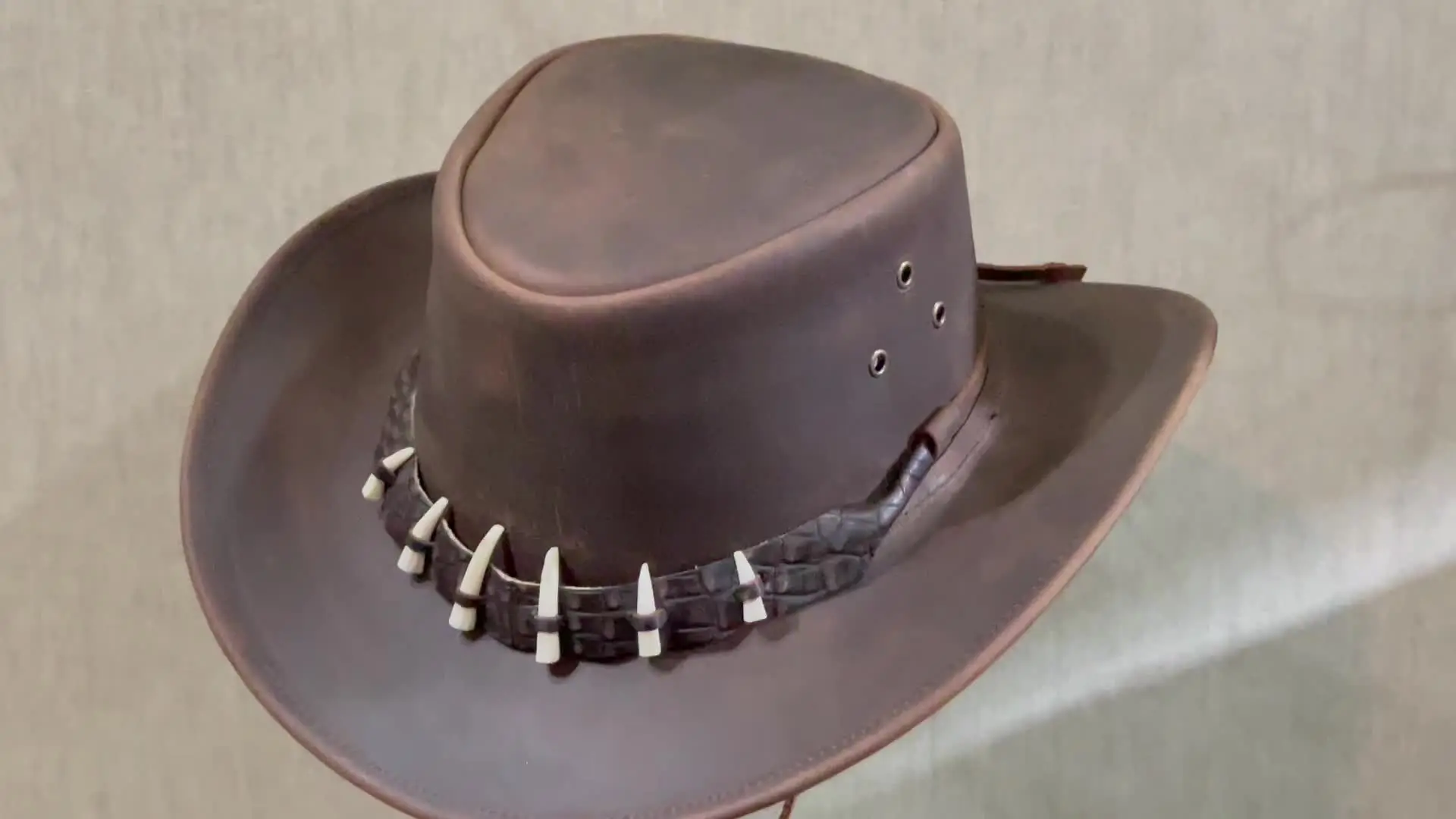 Cowboy Cappello Nuovo Modello, Australian Trapper Pelle - Foto 6