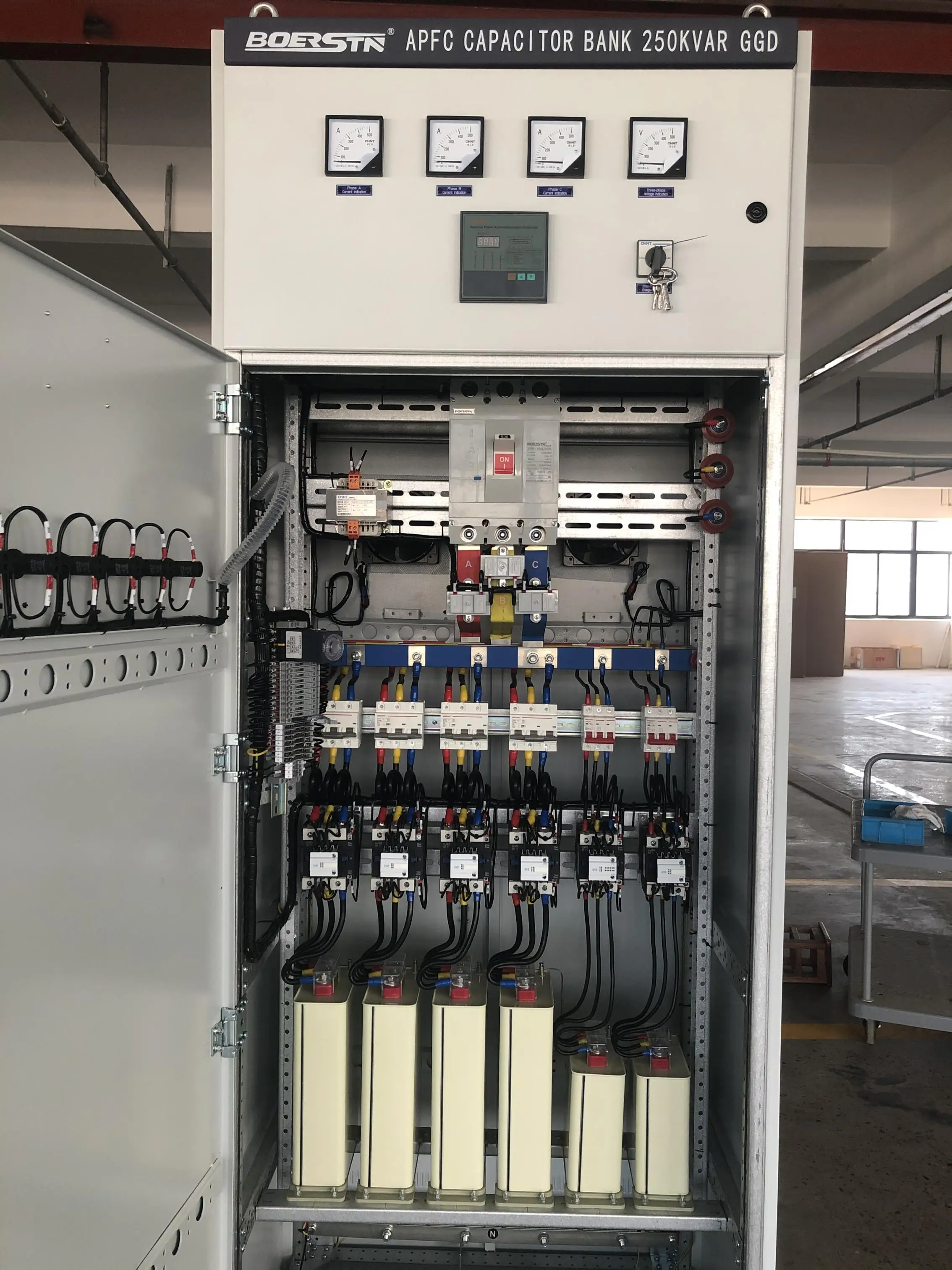 Indoor Low Voltage Lv Capacitor Bank Apfc Automatic Power Factor