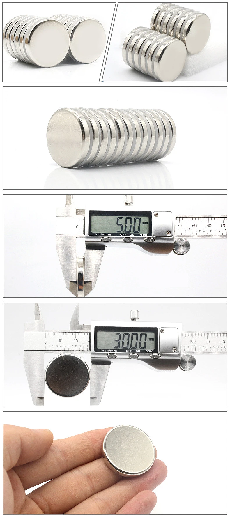 30x5mm Mini Small Circular 30mmx5mm N38 Neodymium Strong