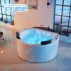 JOYEE big nozzles air bubble whirlpool massage bath with jacuzzi functions with waterfall