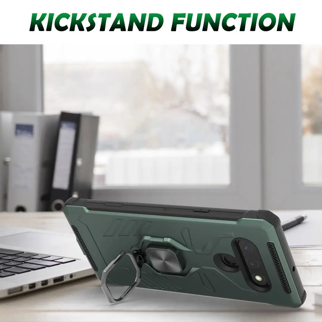 2021 Unique Hard Soft Mobile Cover Phone Cases With Upgraded Ring For