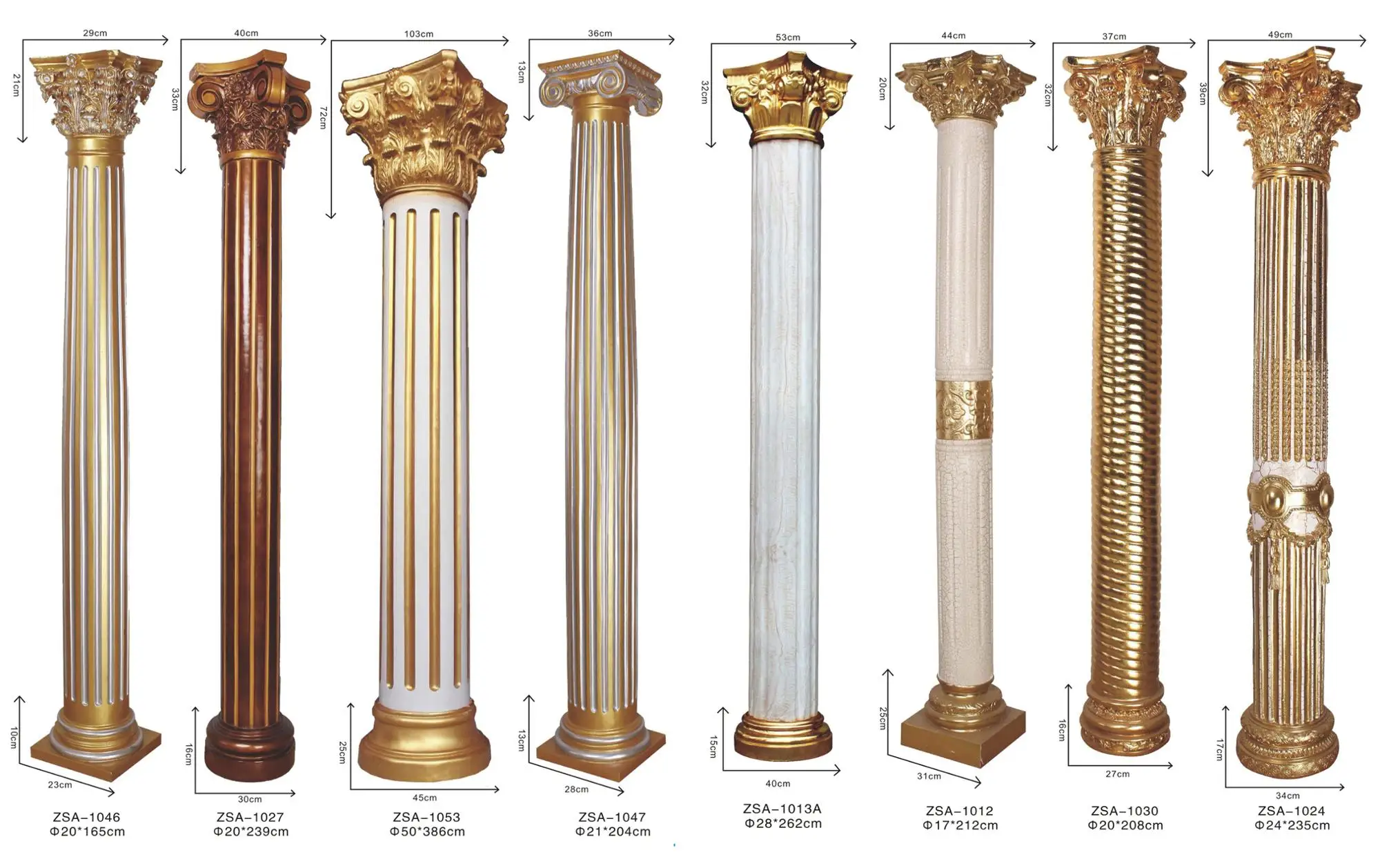 Classical Interior Pillar Faux Decorative Roman Columns For Villa Room   Hfce0113cb8a44bff97babc5b2d4a7eea8 