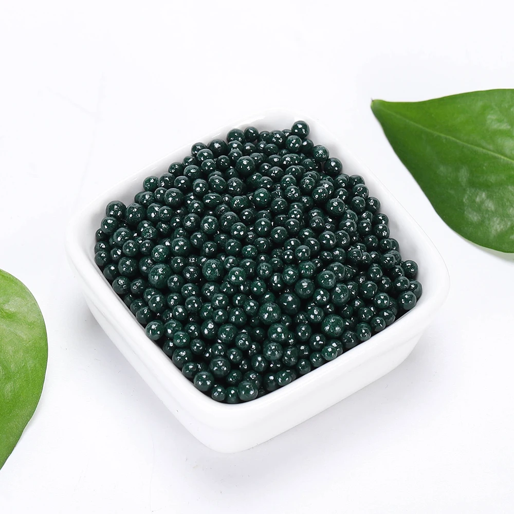 green pellet coated organic fertilizer