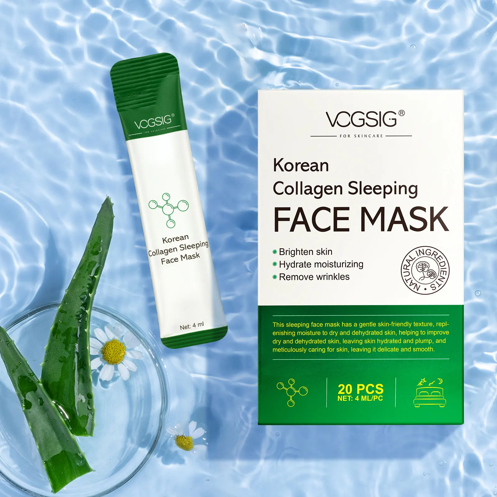 Vogsig Korean Moisturizing Brightening Nourishing Whitening Mask