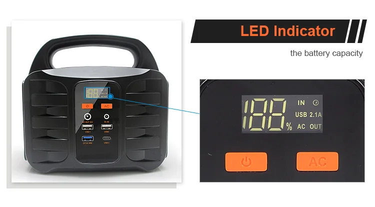 Functional AC 100W 220v portable power bank station ac dc solar power bank - ANKUX.COM