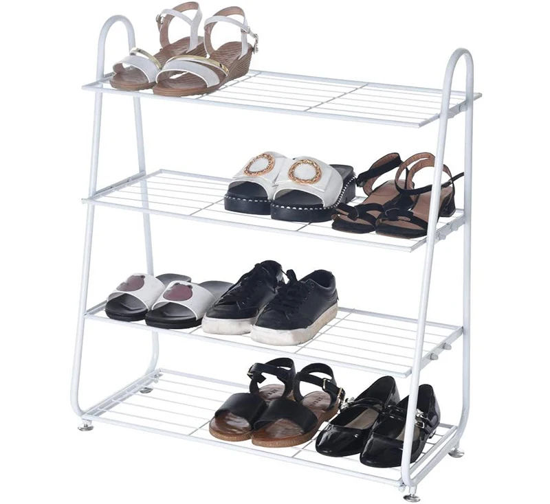 Multifunctional Golden Supplier 4 Tiers White Iron Shoe Rack Storage Bench Buy Umbrella Shoe Rack Homemade Shoe Rack Standing Shoe Racks Product On Alibaba Com