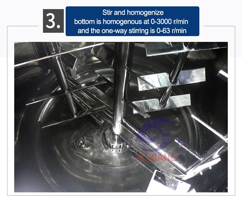 JBJ-200Lliquid soap detergent  production line with mixer blade machine to make liquid soap