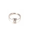 Unique design girl's jewellery 925 silver,cute smile tooth silver rings for women