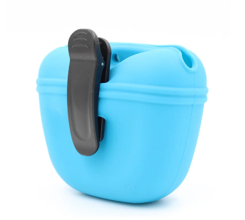 Dog Treat Pouch Bag Dog Silicone Training Bag Outdoor Pet Food Pocket