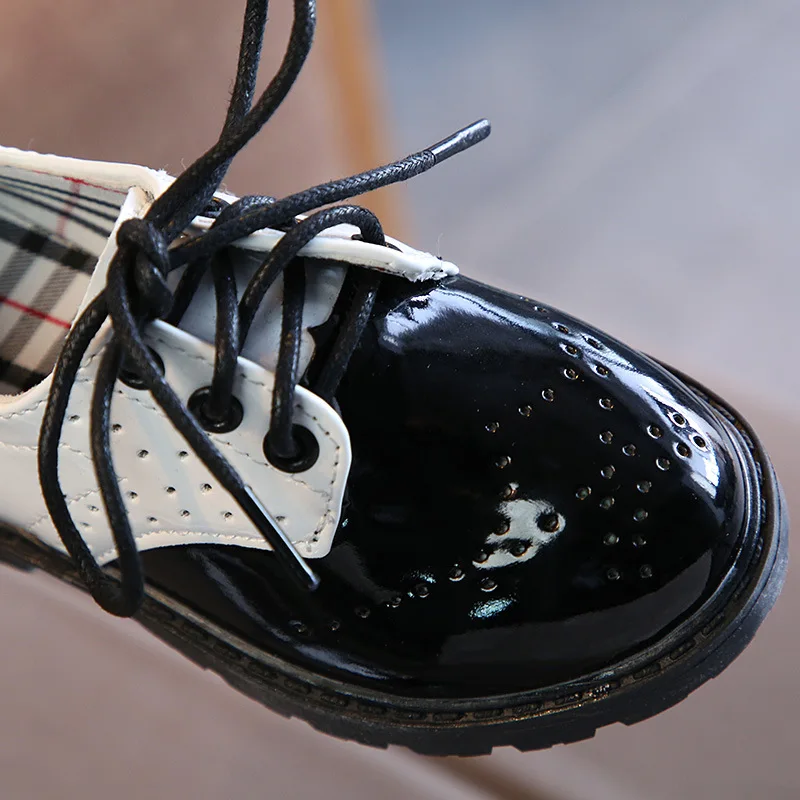 Hot selling cheap boy black kids school shoes
