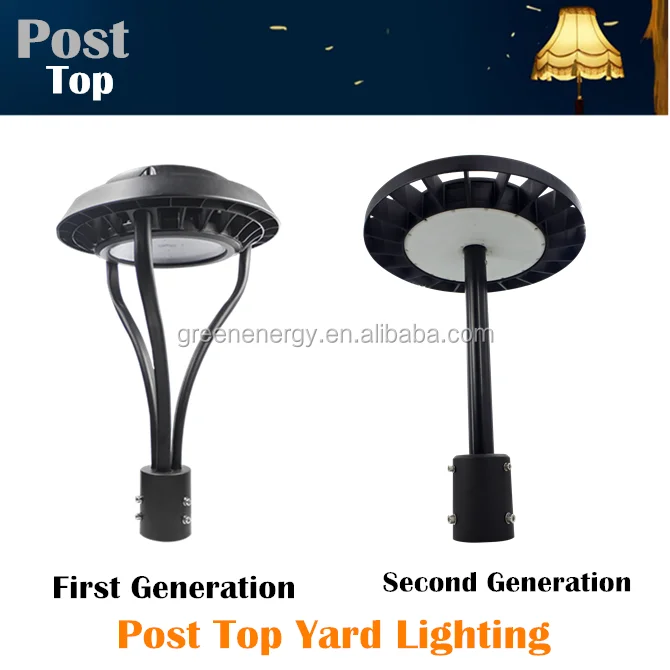top selling 100watt 13000lm garden outdoor led light ETL cETL DLC with 5 year warranty led post top