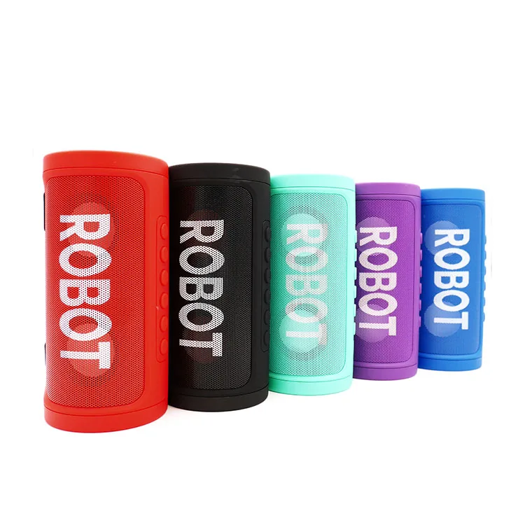 Perfect quality colorful portable wireless speaker ROBOT-323BT enjoy music speakers - ANKUX.COM