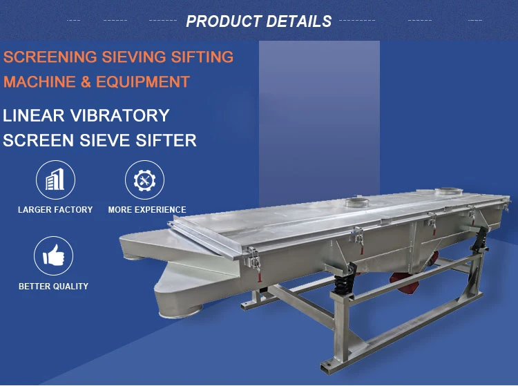 stainless steel linear vibrating screen