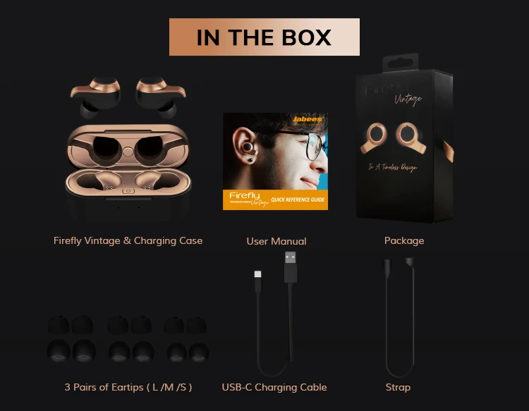 2021New arrival Firefly Vintage wireless TWS bluetooth5.2 earphones Aptx headset ENC earbud sports gaming mode earpods - ANKUX.COM